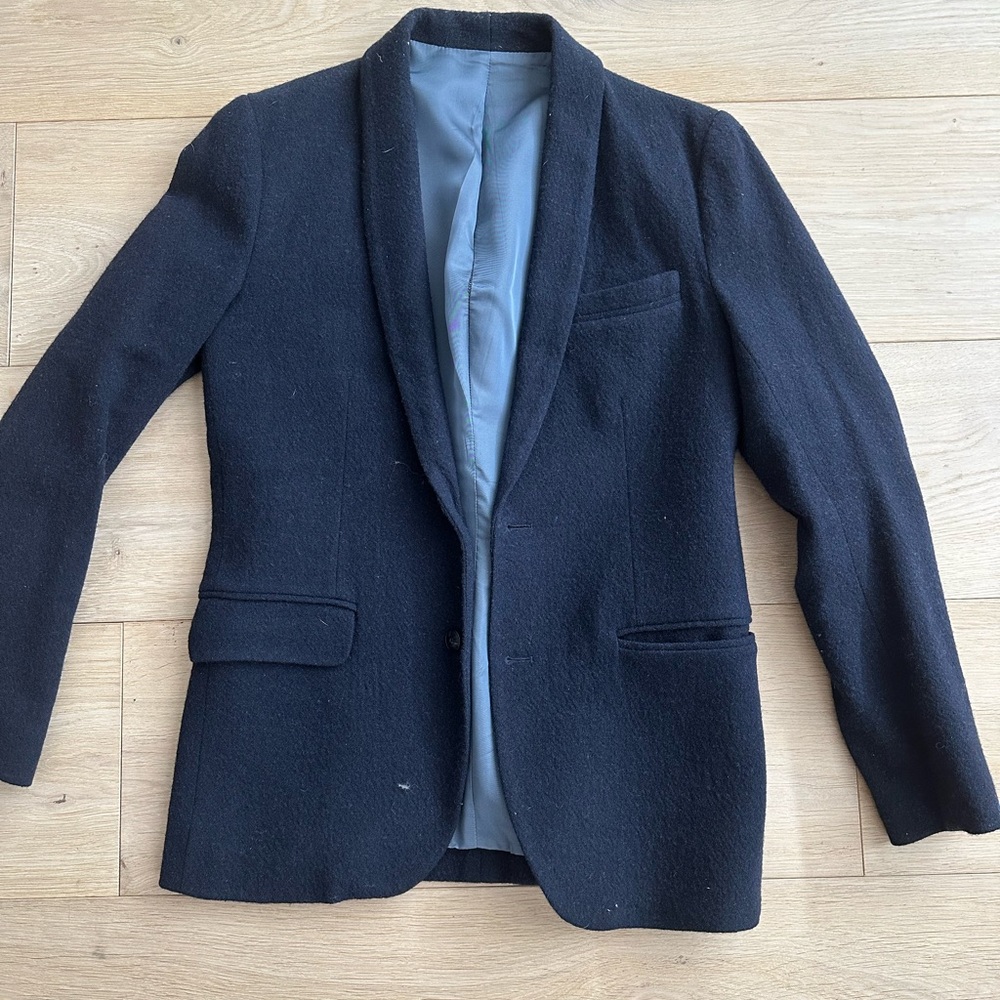 STEVEN ALAN Classic Navy Men's Blazer